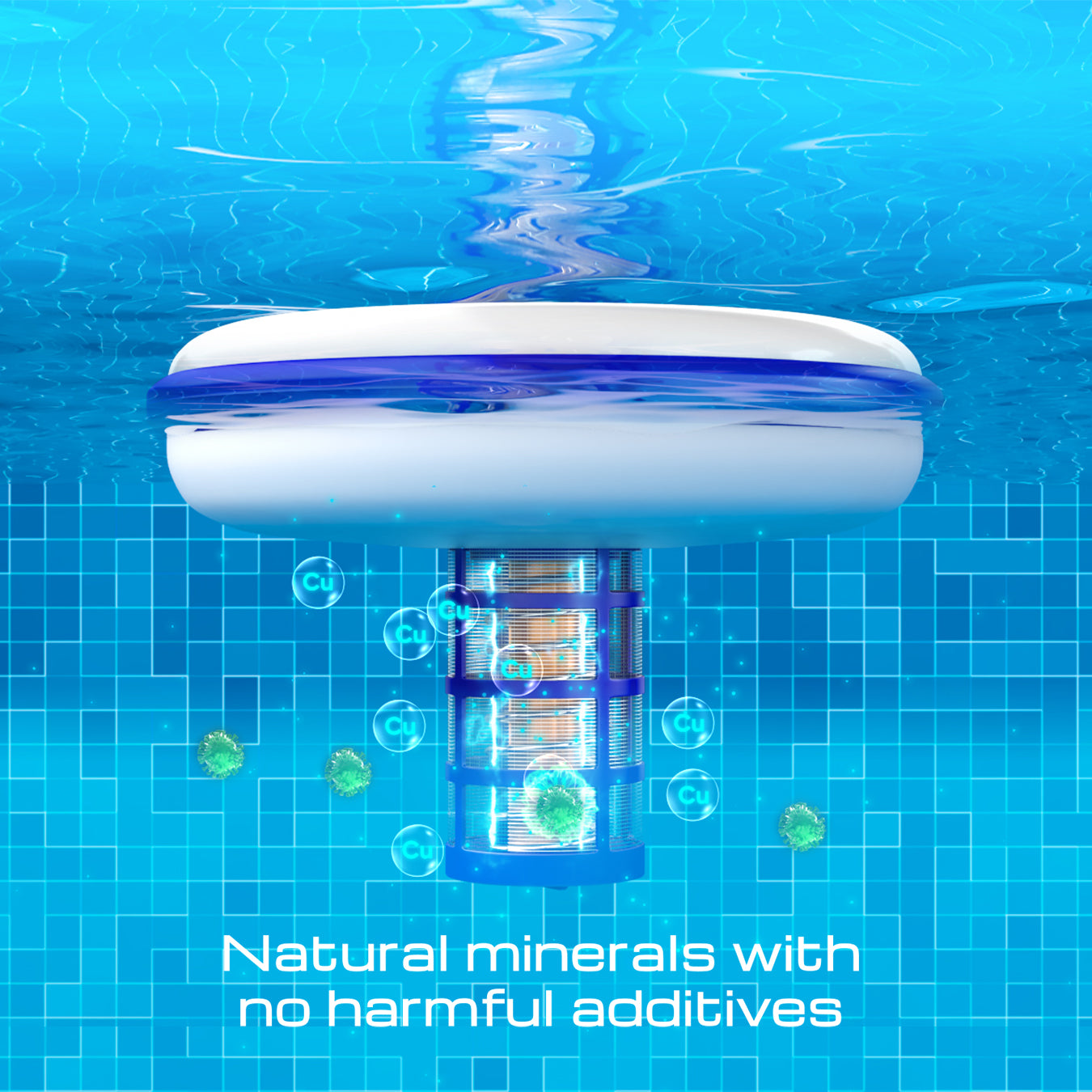 pool buoy solar pool ionizer kills algae and bacteria reduces chlorine monocrystalline solar panel power led pool cleaner floater water purifier and sanitizer