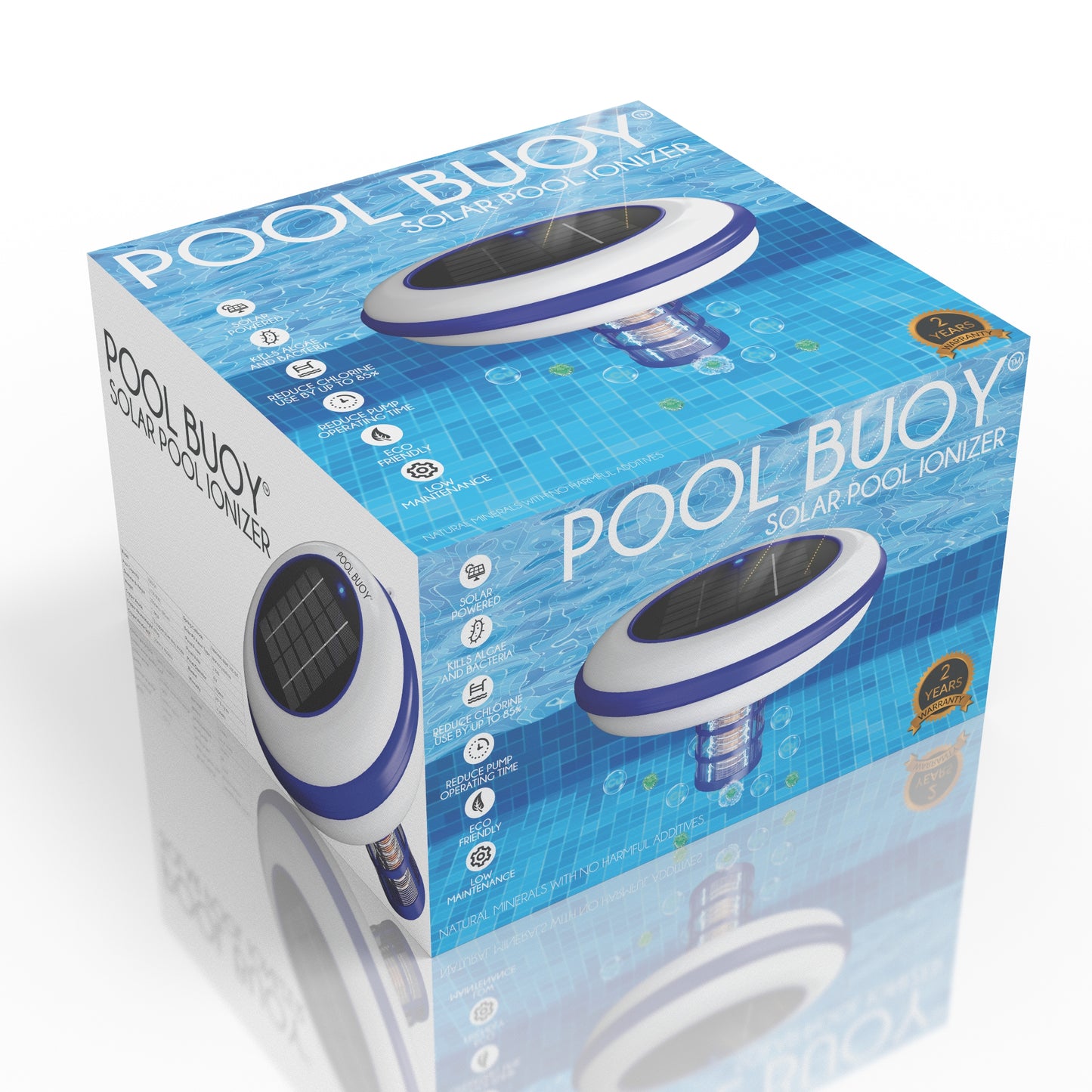 pool buoy solar pool ionizer kills algae and bacteria reduces chlorine monocrystalline solar panel power led pool cleaner floater water purifier and sanitizer