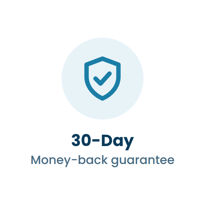 30-day money-back guarantee